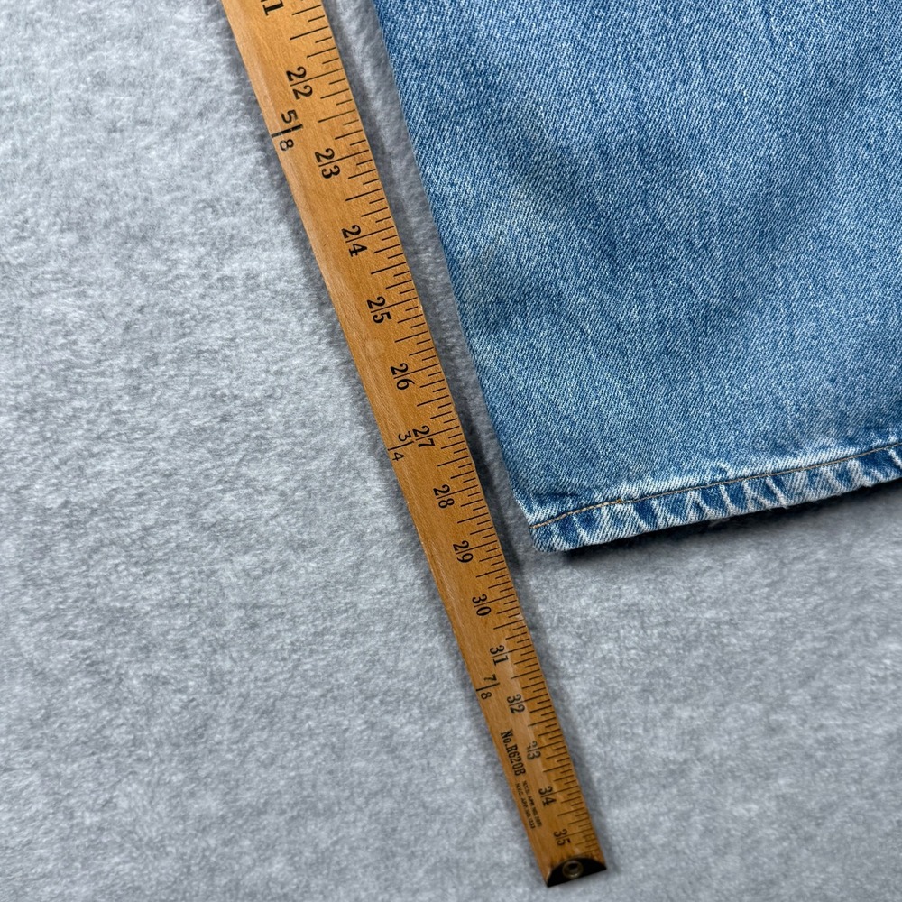 Vintage Levis 505 Straight Leg Jeans Mens Blue Denim 2001 Y2k 40x32 (Fits 38x30) - Picture 8 of 16